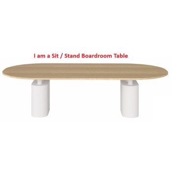 Skyborne Sit / Stand Boardroom Table HUGE CHOICE OF COLOURS & CUSTOM SIZES AVAILABLE