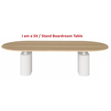 Skyborne Sit / Stand Boardroom Table HUGE CHOICE OF COLOURS & CUSTOM SIZES AVAILABLE
