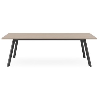 Toro Boardroom Table - CHOICE OF BLACK OR WHITE BASE