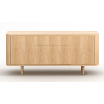 Maisie Timber Veneer Credenza