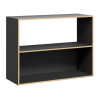Grid Line Half Back Low Storage Unit 