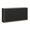 Grid Line Mid Height Sliding Credenza