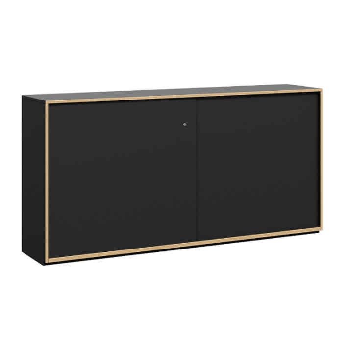 Grid Line Mid Height Sliding Credenza