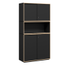 Grid Line Sliding Door Tall Unit