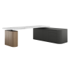 Sienna Fixed Height Executive Desk