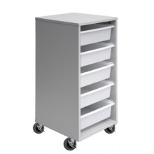 Mobile Tote Box Melamine Trolley