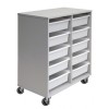 Mobile Tote Box Melamine Trolley