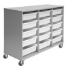 Mobile Tote Box Melamine Trolley