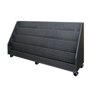 Mobile Magazine Rack - Price on Application