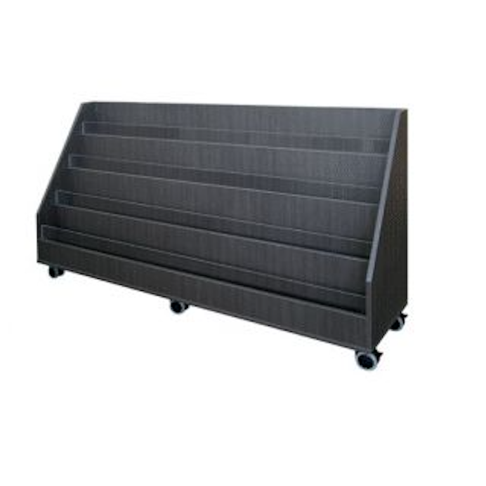 Mobile Magazine Rack - Price on Application