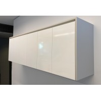 Floating Credenza Stye 04 in Gloss White and Fox Floating Credenza Stye 04 in Gloss White and Fox