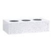 Lunar Metal Planter Box - 3 Hole