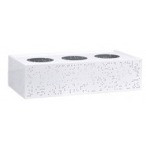 Lunar Metal Planter Box - 3 Hole