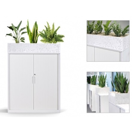 Lunar Metal Planter Box - 3 Hole