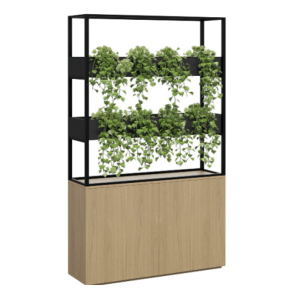 Cafe Planter with Storage Cupboard
