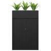 Lunar Tambour Cupboard with Planter Box