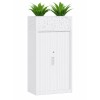 Lunar Tambour Cupboard with Planter Box