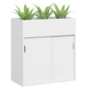 Planter Box Sliding Door Cabinet