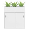 Planter Box Sliding Door Cabinet