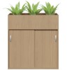 Planter Box Sliding Door Cabinet