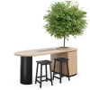 Eden Garden High Bench