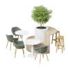 Two Tier Planter Seat and Table
