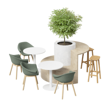 Two Tier Planter Seat and Table
