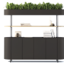 Oriel Curved Welded Planter  