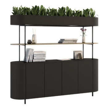 Oriel Curved Welded Planter  
