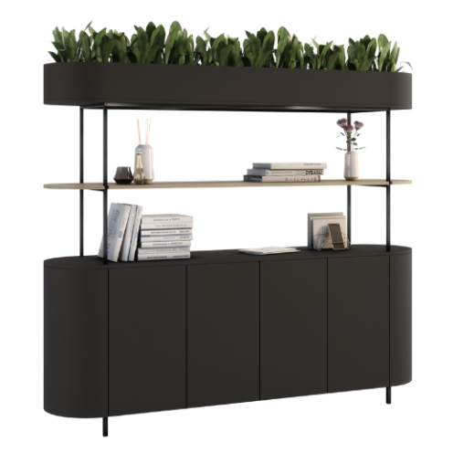 Oriel Curved Welded Planter  