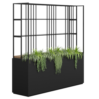 Pryce Garden Storage Divider Wall
