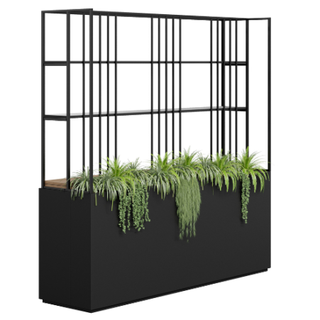 Pryce Garden Storage Divider Wall