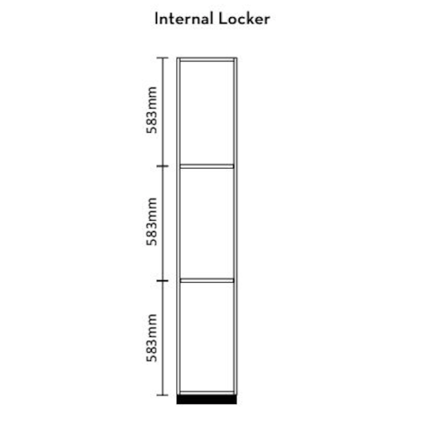 Lockers 3 Door HUGE CHOICE OF COLOURS