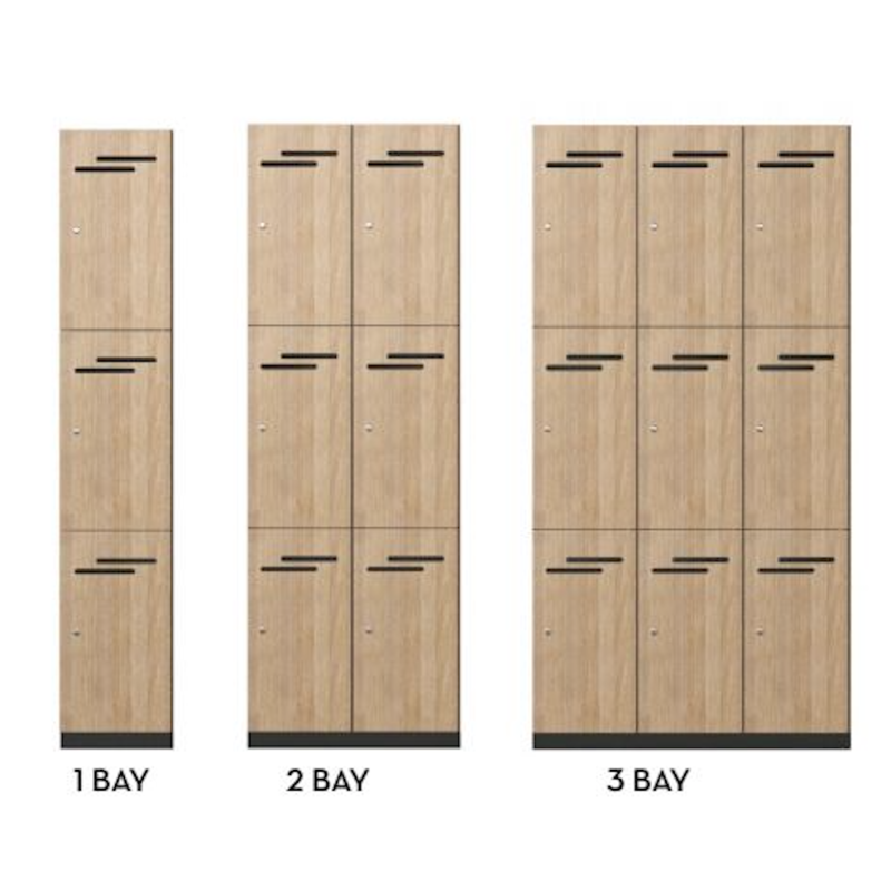 Lockers 3 Door HUGE CHOICE OF COLOURS