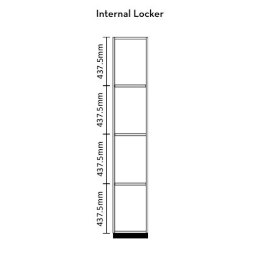 Lockers 4 Door HUGE CHOICE OF COLOURS