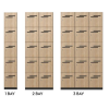 Lockers 5 Door HUGE CHOICE OF COLOURS