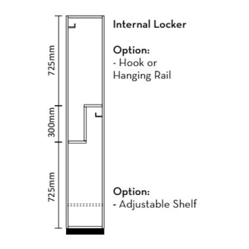 Lockers Puzzle Door HUGE CHOICE OF COLOURS