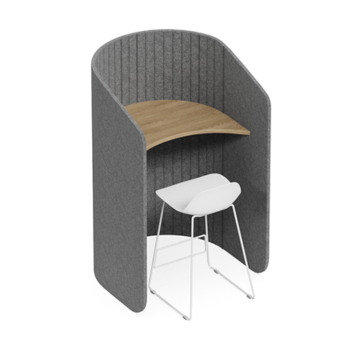 Sonik Hub Desk Workstations Curved