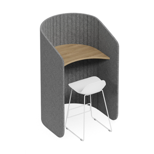 Sonik Hub Desk Workstations Curved