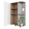 Multipurpose Storage with White Sheen Door