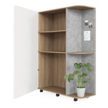 Multipurpose Storage with White Sheen Door