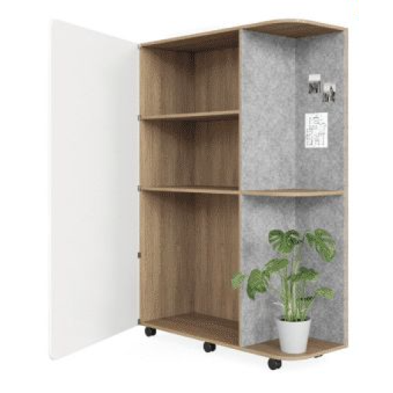 Multipurpose Storage with White Sheen Door