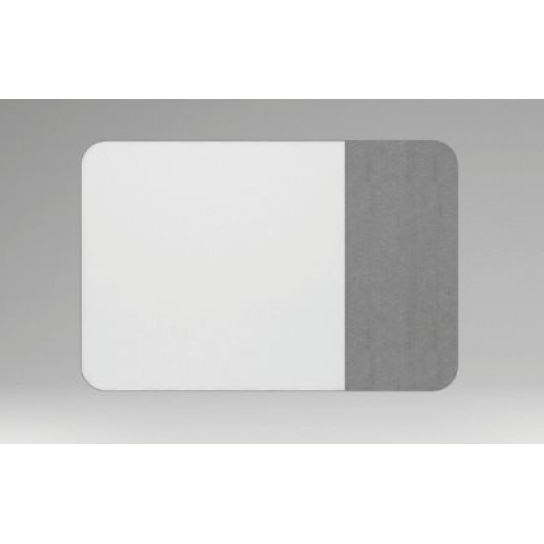 Curved Wall Mount Glass Whiteboard / Pinboard