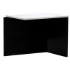 OM Reception Desk White and Graphite