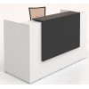 Sorrento Reception Desk 3 SIZES White & Black