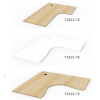 Corner Desktop Deluxe Natural White (Extra Deep)