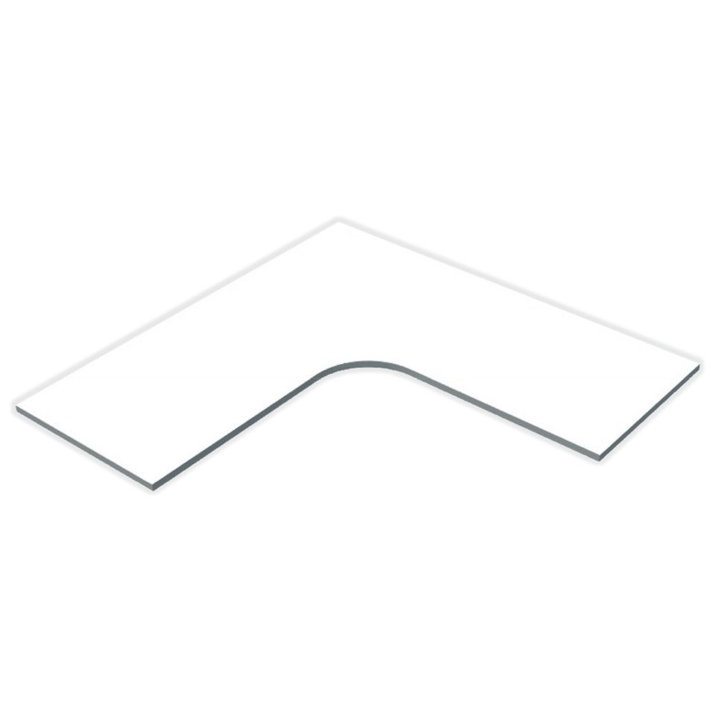 Corner Desktop Bright White  