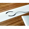 Evolution Executive Desk - Electric Height Adjustable Zebrano Wood