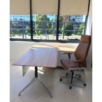 Potenza Executive Desk Birch with Summit Chair Potenza Executive Desk Birch with Summit Chair