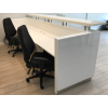 Hugo Plus Reception Desk Gloss White